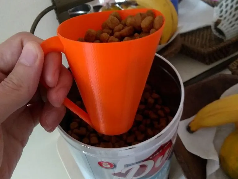 Cat and dog food cup