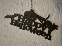 Panneau « Happy Halloween » à suspendre — photo 1
