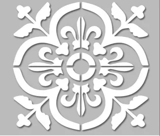 Tile stencil 20x20 pochoir pour carrelage