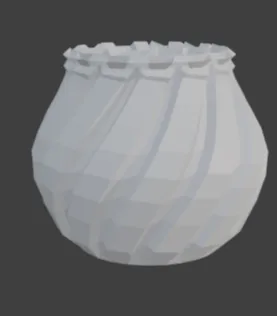 modern plant pot