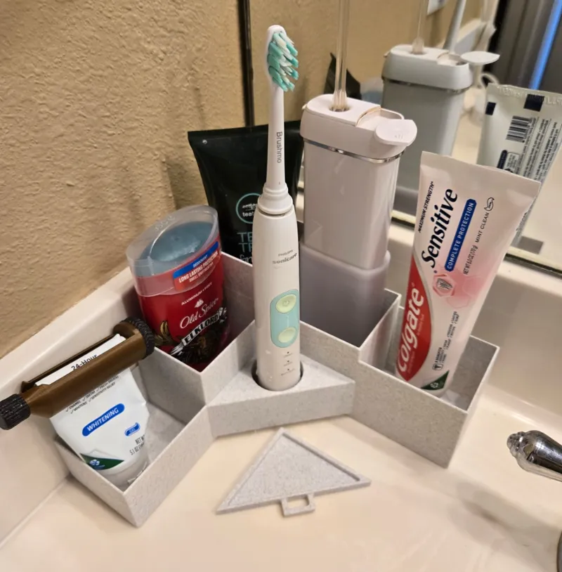 Bathroom Organizer w/ drip tray