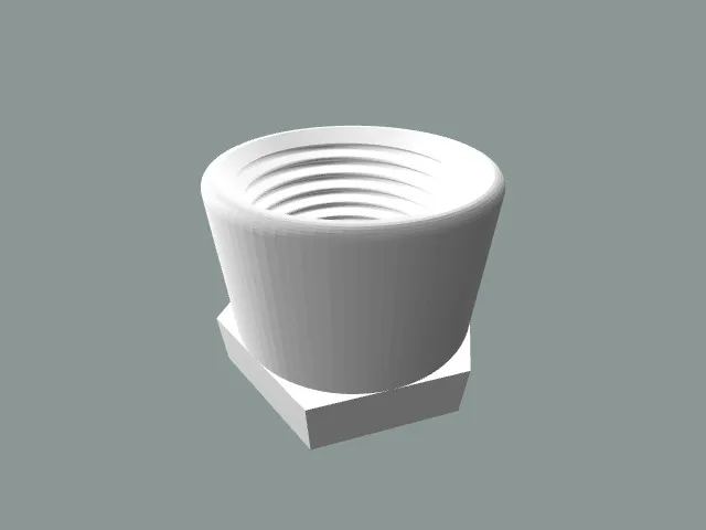 1/2 NPT Threaded Pipe Cap