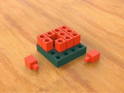 Modular pen stand large