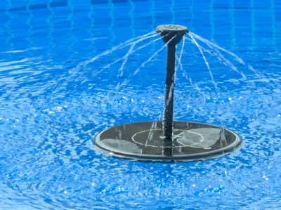 Solar Fountain Rotating Nozzle