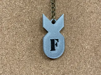F Bomb Keychain