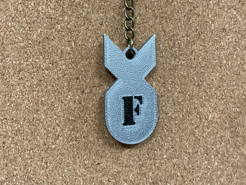 F Bomb Keychain