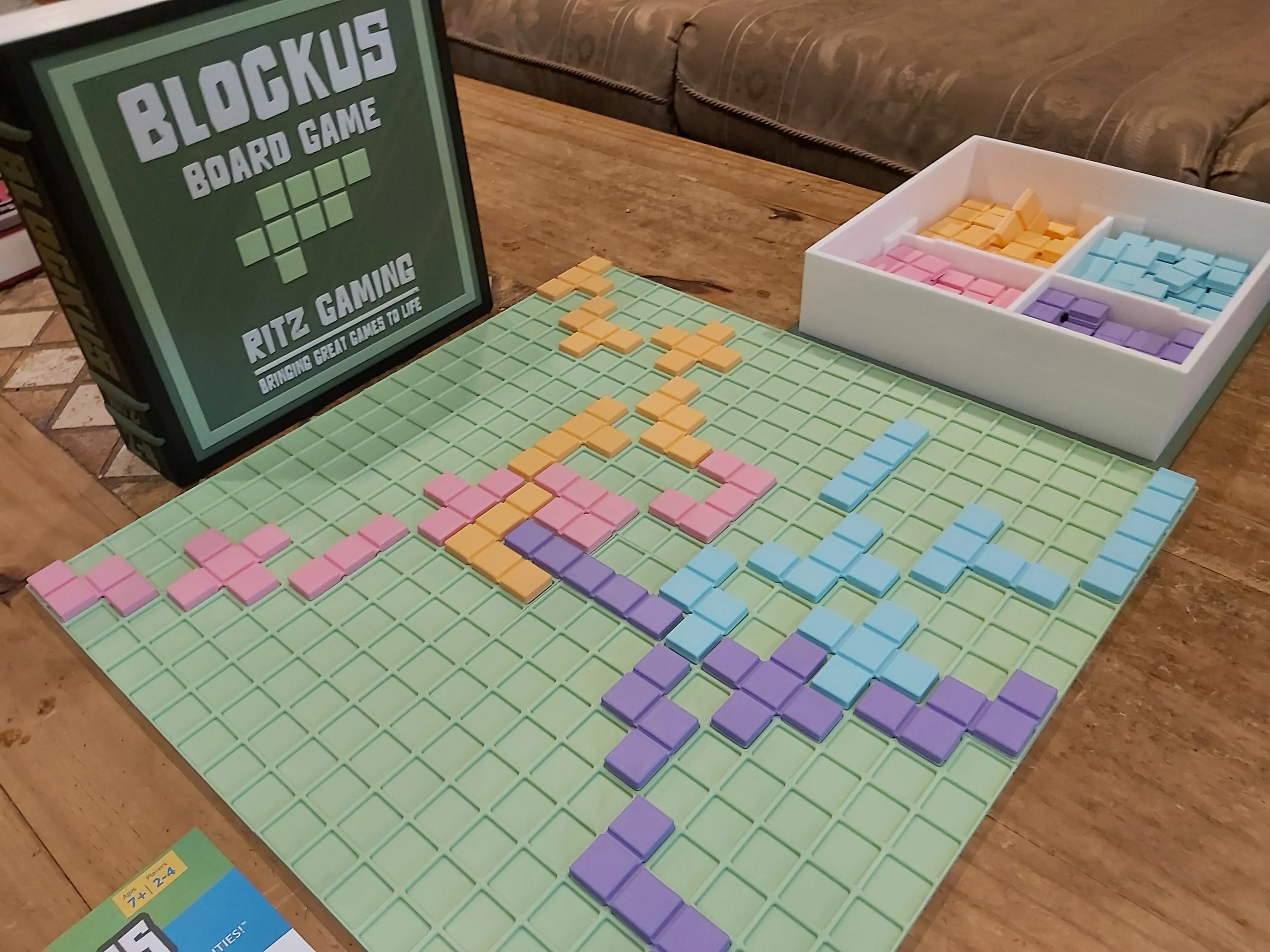 BLOCKUS BOARD GAME - Bookcase Edition (version 1) by Ritz MakerWorld ...