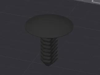 Push-In Rivets with Ribbed Shank