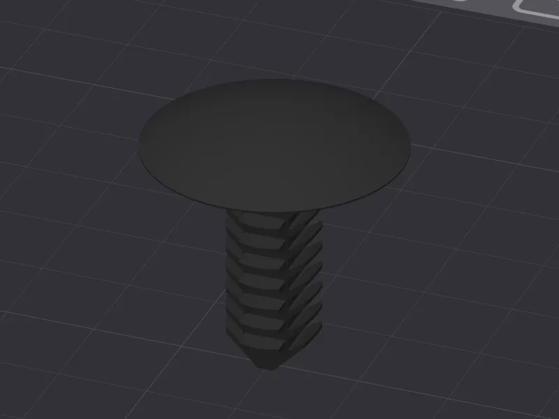 Push-In Rivets with Ribbed Shank