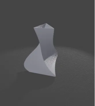 Trippy optical illusion vase