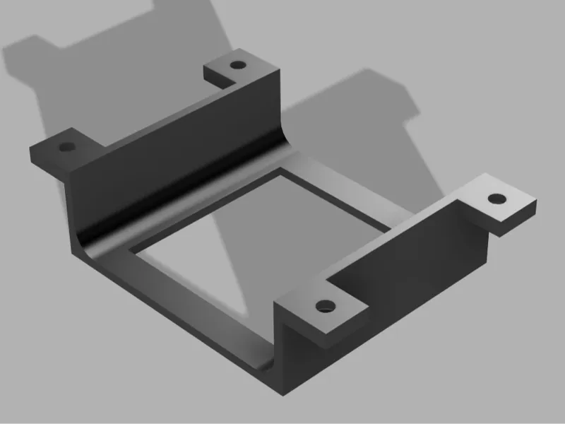 HP/generic PC power supply under-desk holder
