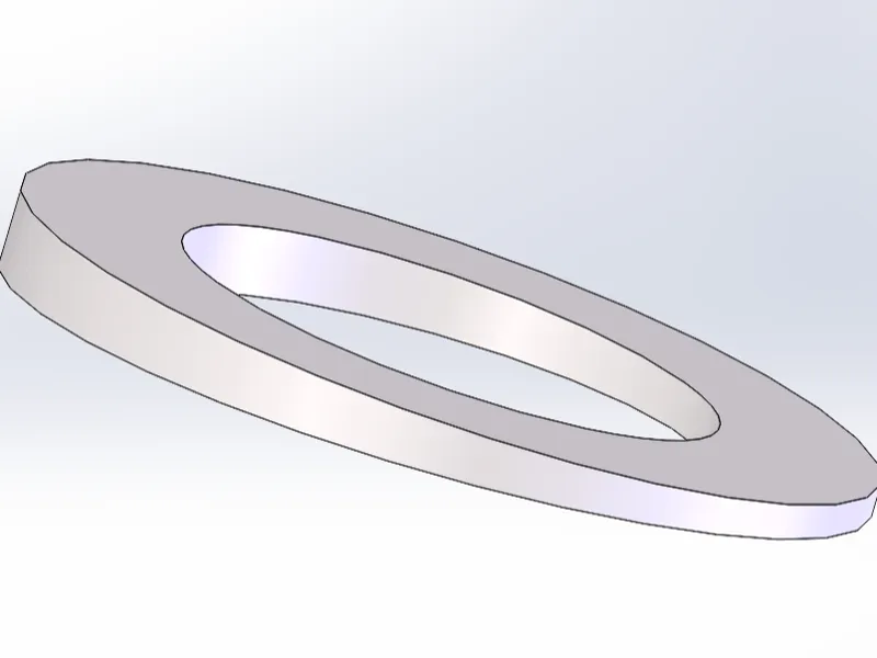 Faucet tapered shim