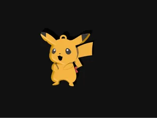 Pikachu Pokémon keychain 