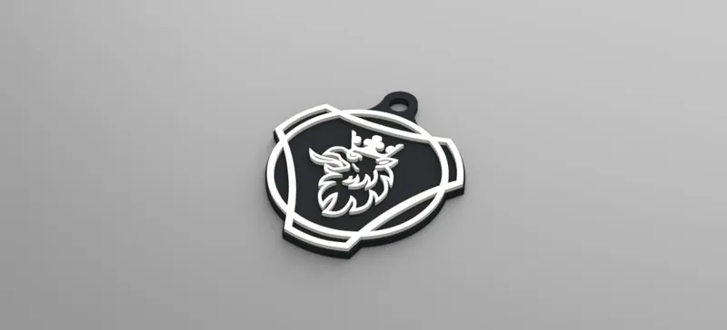 Scania keychain