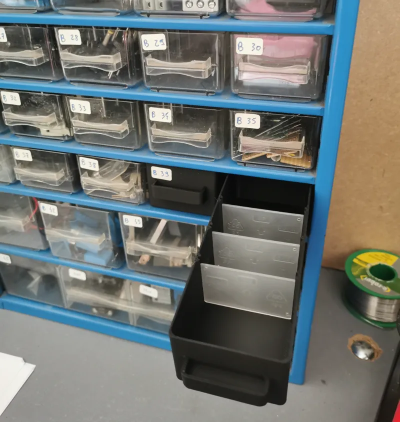 Drawer unit for Storage bins unit
