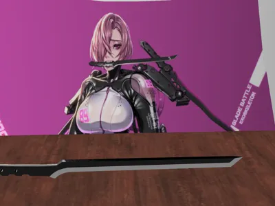 Yatsukahagi knife cosplay Messer cyberpunk 2077