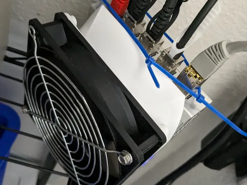 120mm Fan Duct for Mikrotik CRS305 10G Switch