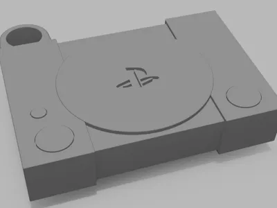 PlayStation 1 Keychain