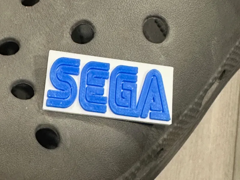 SEGA gaming croc Jibbitz charm