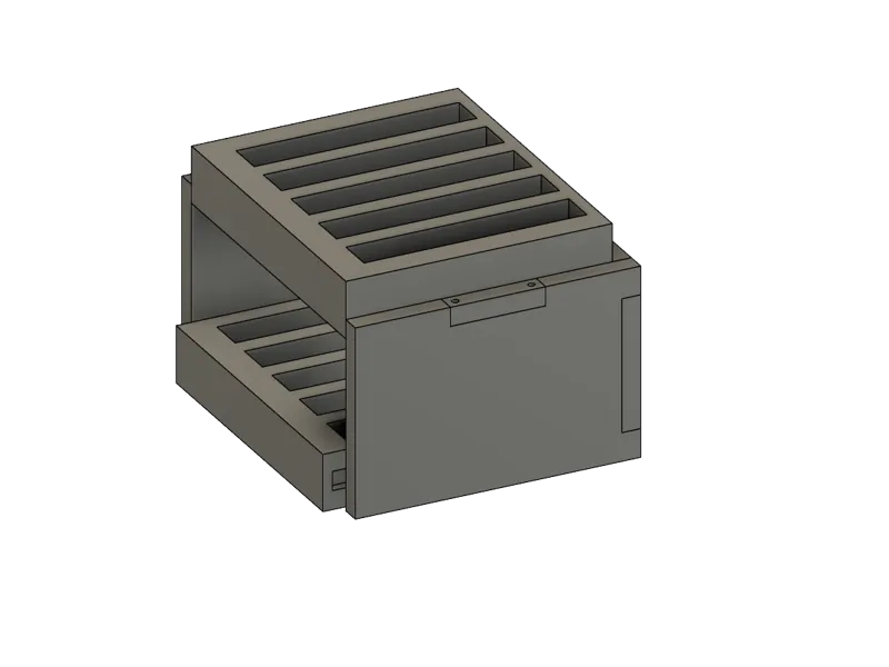 n64 cartridge holder desktop shelf