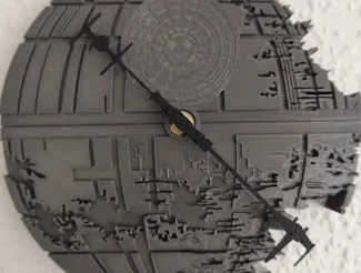 Star wars clock hands one piece