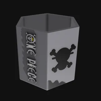 One piece pencils holder
