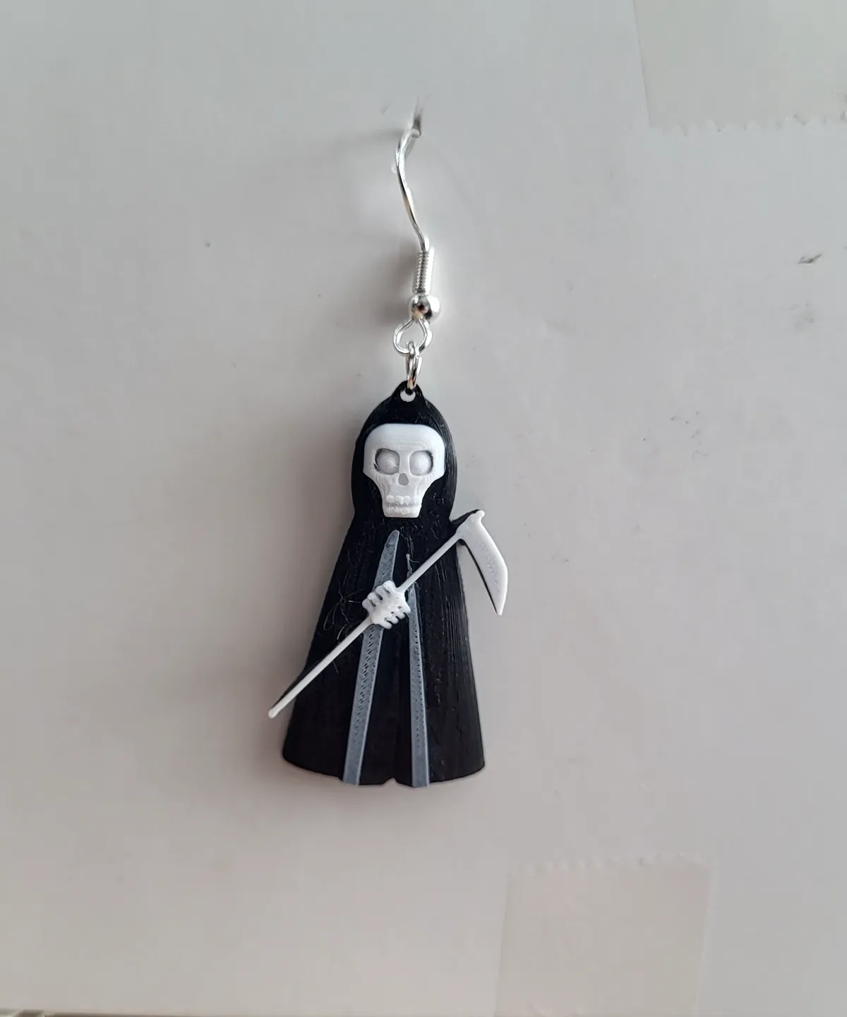 grim reaper earring view 2