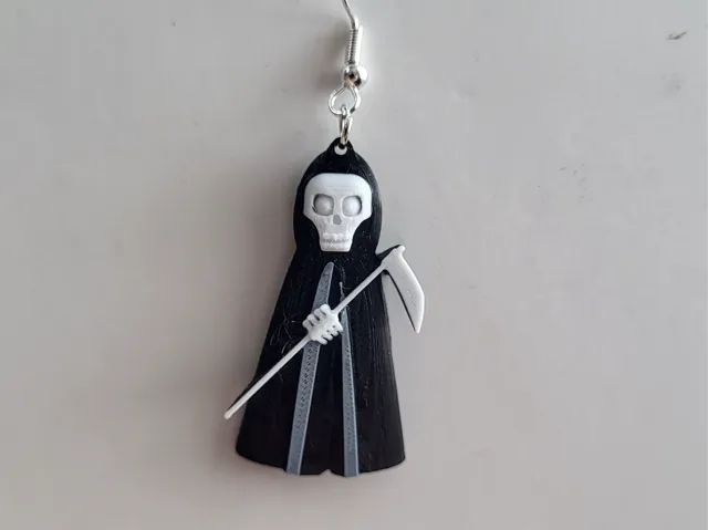 grim reaper earring