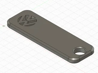 Simple VW KeyChain