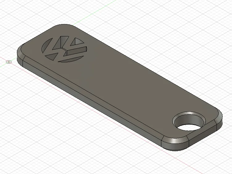 Simple VW KeyChain