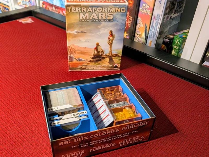 Terraforming Mars Ares Expedition Game Box Insert