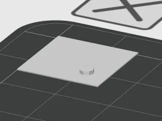 Simple Bed Hook for Printing on Toole Fabric