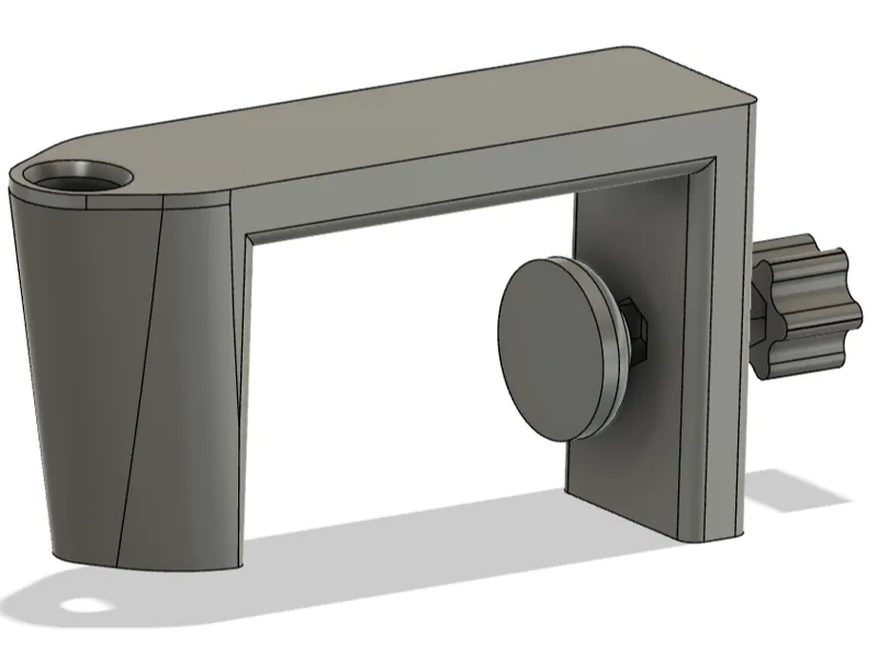 Boom Arm Light / Mic Clamp for Vertical Surfaces
