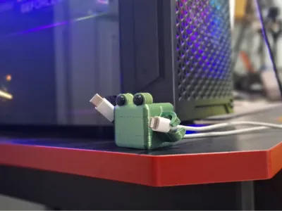 Froggy Cable Holder! 