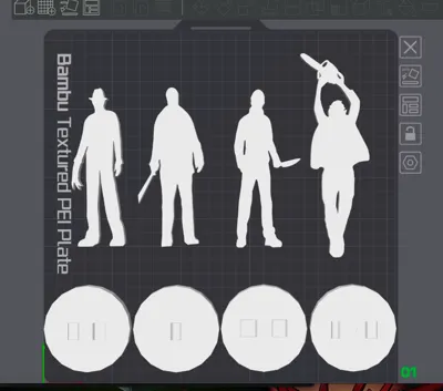 Horror Character Shadow Figures 
