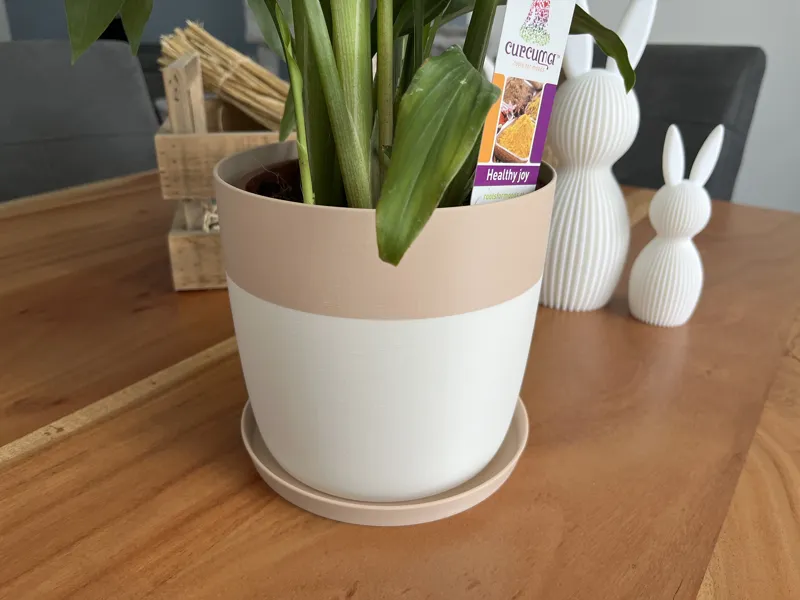 Parametric Two Tone Flower Pot Remix
