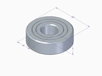 608 Bearing with cage
