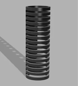Round sanding block, 30x90mm