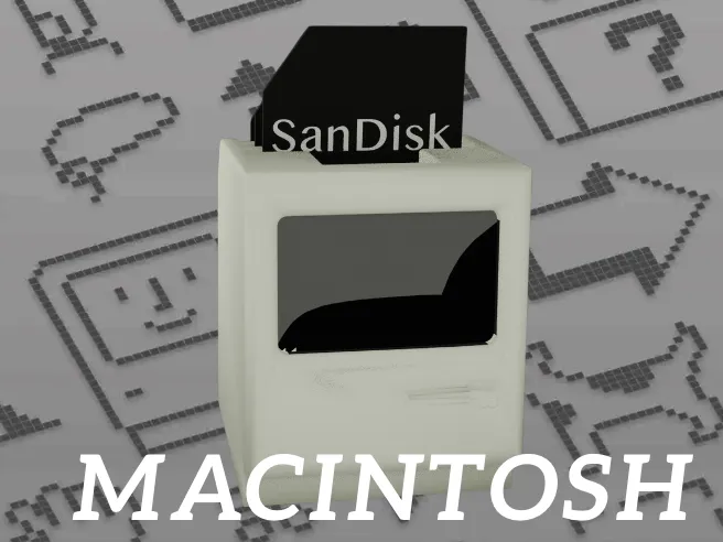 Macintosh Sd holder