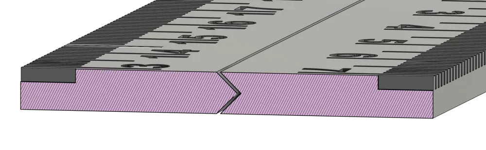 Foldable Ruler Print In Place - Free 3D Print Model - MakerWorld