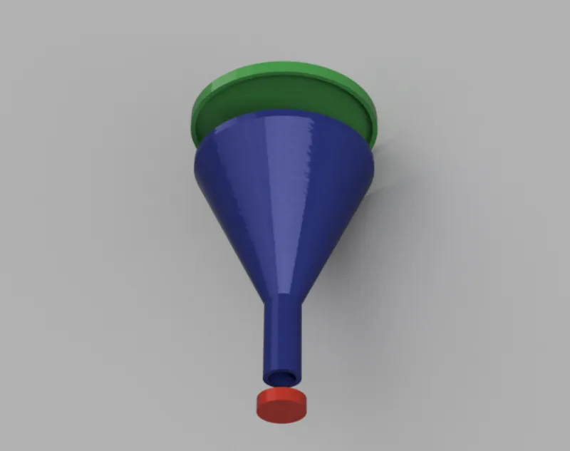 Parametric Liquid Funnel With Caps