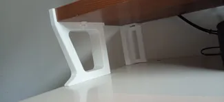 Desk stand for 24 mm shelf
