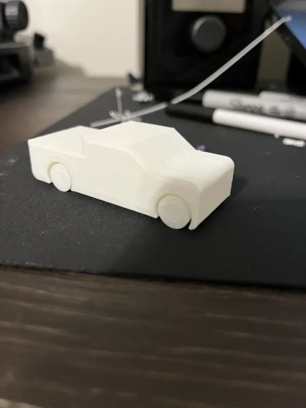 Print in place truck (With Spinning Wheels!)