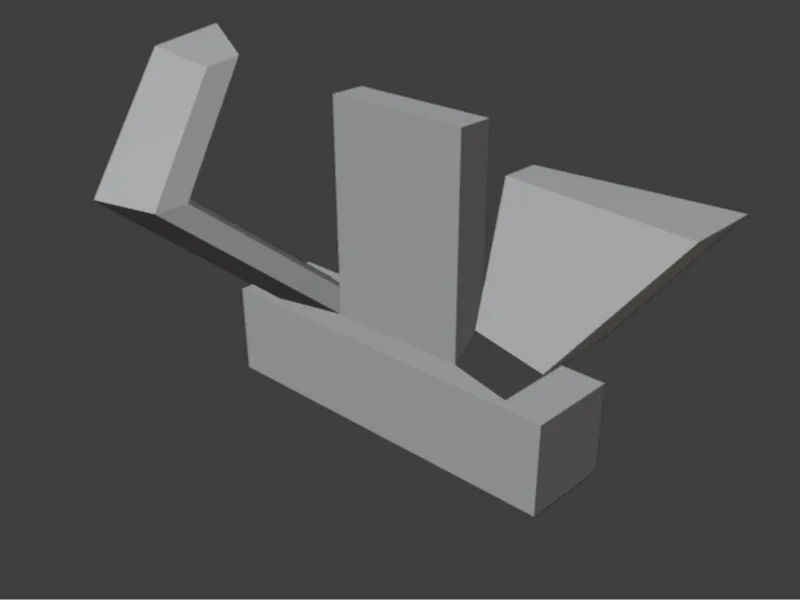 stand for mini sculptures asymmetric