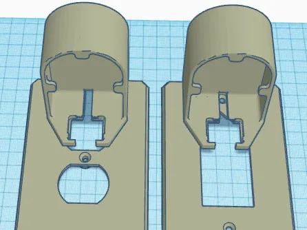 OralB ToothBrush Holder Wall Plug Plate.