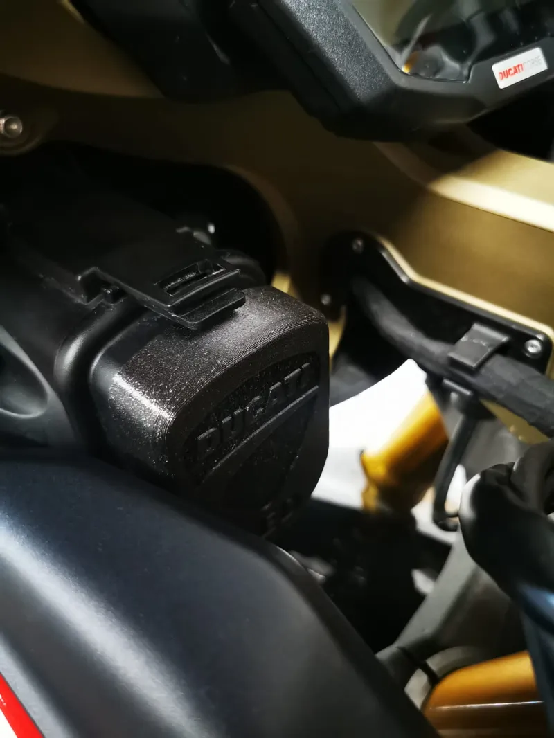 Ducati 1198S headlight compartment cover