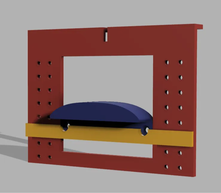 Drawer pull with Install Jig