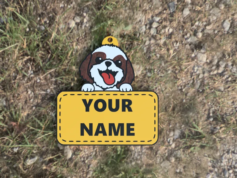 Placa para perros