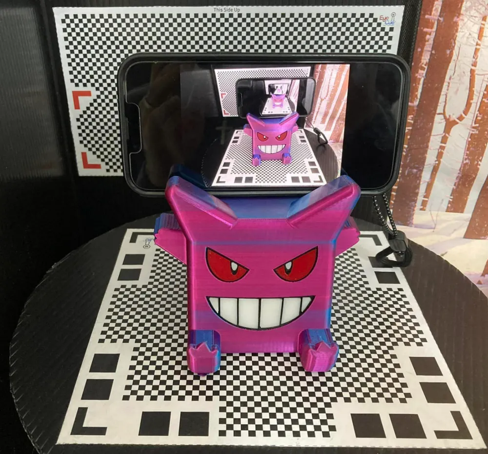 Pokemon Gengar Coin Bank & Phone Holder寶可夢耿鬼存錢筒手機架 by 