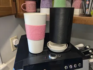 Cupco Lid Holder for reusable coffee cup